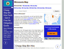 Tablet Screenshot of minnesota-map.org